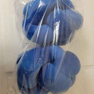 Pair of Room Essentials Deep Blue Knot Throw Pillow Brand New 10 IN DIAMETER